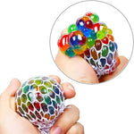Rainbow Squeeze Ball Mesh Ball