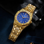 Vintage Engraved Men's Watch