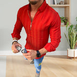 Striped Long-sleeve Print T-shirt