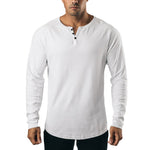 Three Button Basic T-Shirt