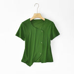 Irregular Slit T-shirt