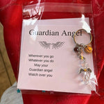 🎅Christmas Sale 50％ OFF -🎉Guardian Angel Keychain - Best Friend Gift