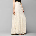 Slim High Waist Lace Skirt