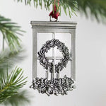 Solid Pewter Christmas Tree Ornament
