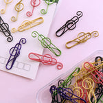 🎶Music Multicoloured Metal Paper Clips