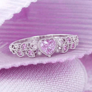 Fashion Heart Diamond Ring