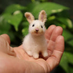 （5-7 days pre-sale）Needle felted baby bunny easter decor handmade material package