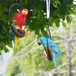 Iron Ring Parrot Pendant Garden Decoration