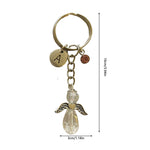 🎅Christmas Sale 50％ OFF -🎉Guardian Angel Keychain - Best Friend Gift