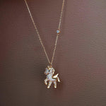 Gorgeous Angel Pony Pendant Necklace