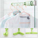Folding Wall Mount Clothes Hanger