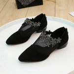 Women's Mesh Hollow-out Low Heel Sandals