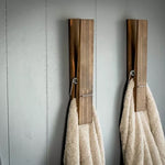 Clothespin Bathroom Towel Holder Decor