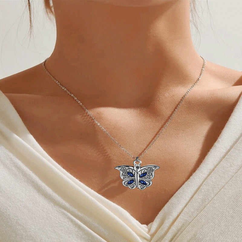 Butterfly Heart Necklace