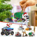 Car-Boat-Christmas iron Ornament