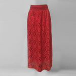 Slim High Waist Lace Skirt