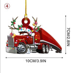 Car-Boat-Christmas iron Ornament