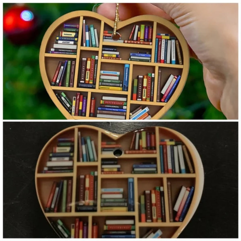 Cute Heart-shaped Bookshelf Decoration🎁Christmas Gift🎁