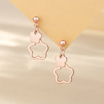 The Earrings of Flower Pattern