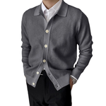 Solid Button Knit Cardigan