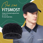 Flair Hair Sun Visor Cap