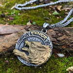 Vikings Wolf Fenrir StainlessStell Necklace