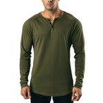 Three Button Basic T-Shirt