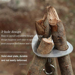 Stainless Steel Triangle Campfire Stand