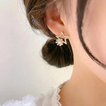 Five-pointed Star Rotatable Earrings
