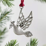 Solid Pewter Christmas Tree Ornament