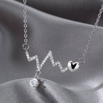 Withinhand ECG Collarbone Necklace