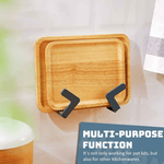 Adjustable Pot Cover Rack Wall Mounted