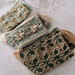 Womens Floral Cotton Socks