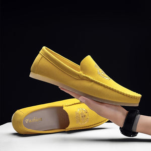 Men's Embroidered Loafers