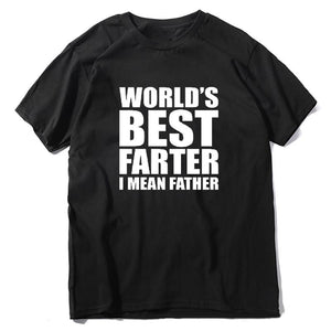 “World's Best Farter, I Mean Father" T-Shirt