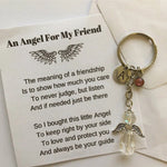 🎅Christmas Sale 50％ OFF -🎉Guardian Angel Keychain - Best Friend Gift