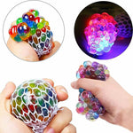 Rainbow Squeeze Ball Mesh Ball