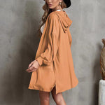 Pocket Hooded Cardigan Jacket