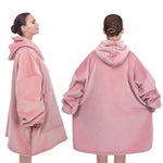 Cozy Hoodie Blanket Oversized Blanket Sweatshirt For Adults & Children