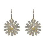 Vintage Flower Drop Earrings