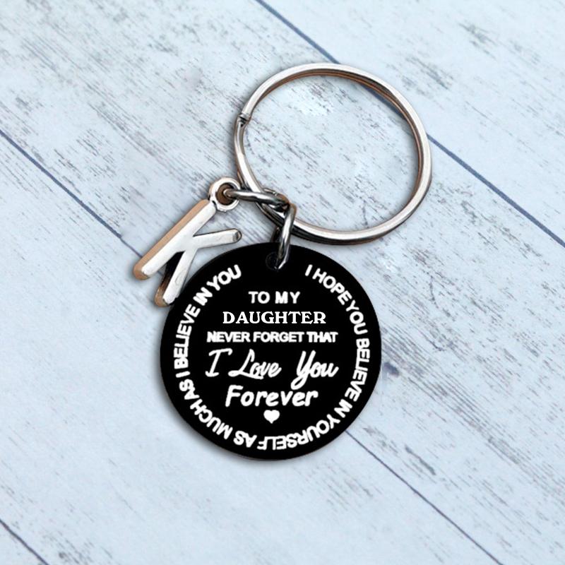 Sank® To My Son/Daughter Keychain Black Version