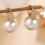 Emerald Pearl Ear Cuffs