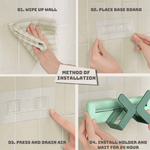 Adjustable Pot Cover Rack Wall Mounted