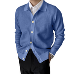 Solid Button Knit Cardigan