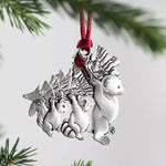 Solid Pewter Christmas Tree Ornament