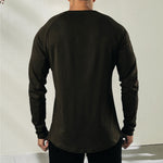 Three Button Basic T-Shirt
