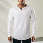 Three Button Basic T-Shirt