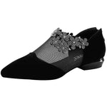Women's Mesh Hollow-out Low Heel Sandals
