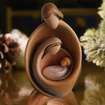 Nativity Scene Holy Family Carved