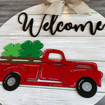 Interchangeable Vintage Truck Welcome Sign